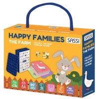 The farm. Happy Families. Card Games. Con 44 Carte. Con 40 Adesivi