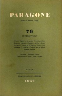 Paragone Letteratura. Anno VII. Numero 76. Novembre 1956