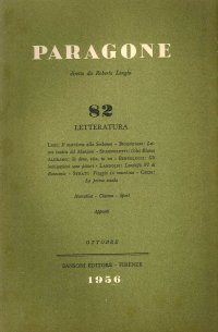 Paragone Letteratura. Anno VII. Numero 82. Novembre 1956