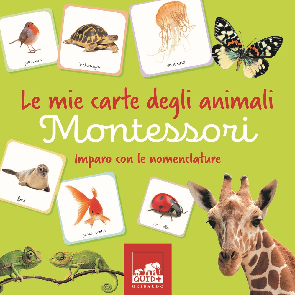 Le mie carte degli animali Montessori. Imparo con le nomenclature. Con 35 Carte