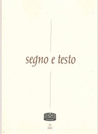 Segno e testo (2022). Vol. 20