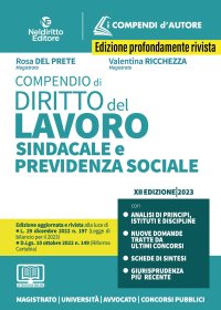 Compendio di diritto del lavoro, sindacale e della previdenza sociale. Nuova