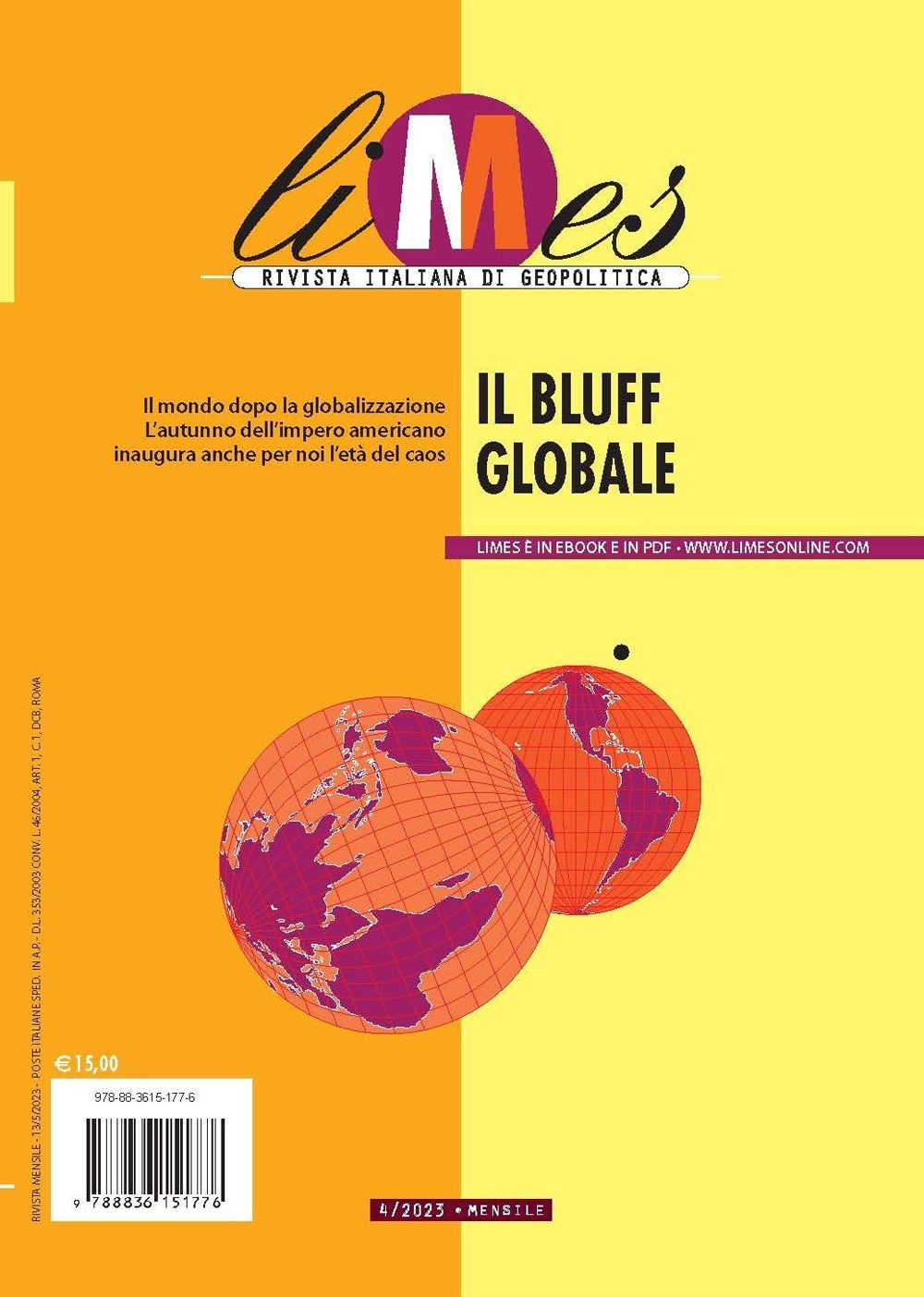 Limes. Rivista italiana di geopolitica (2023) vol.9