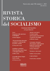 Rivista storica del socialismo. Nuova serie. Anno VIII. Numero 1. 2023