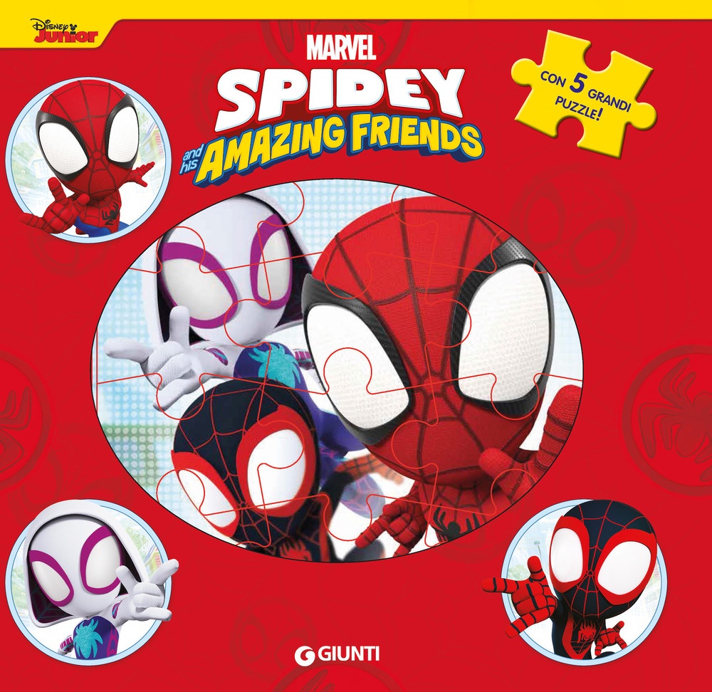 9788893291422 Disney Walt 2023 - Spidey e i suoi fantastici amici. Libro  maxi puzzle 