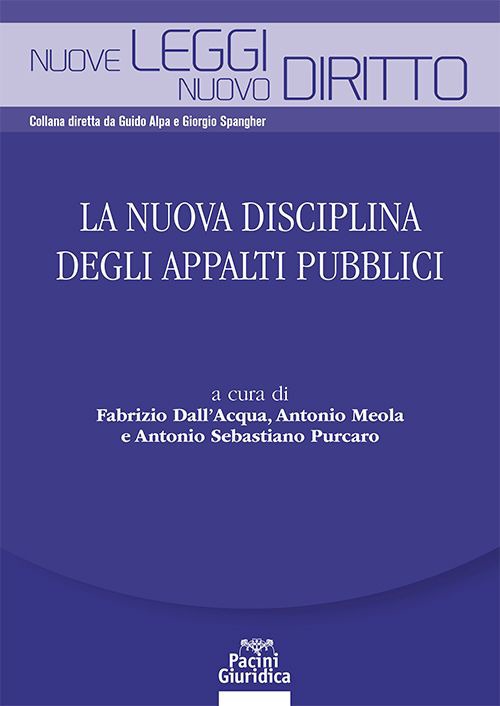 Nuova disciplina degli appalti pubblici