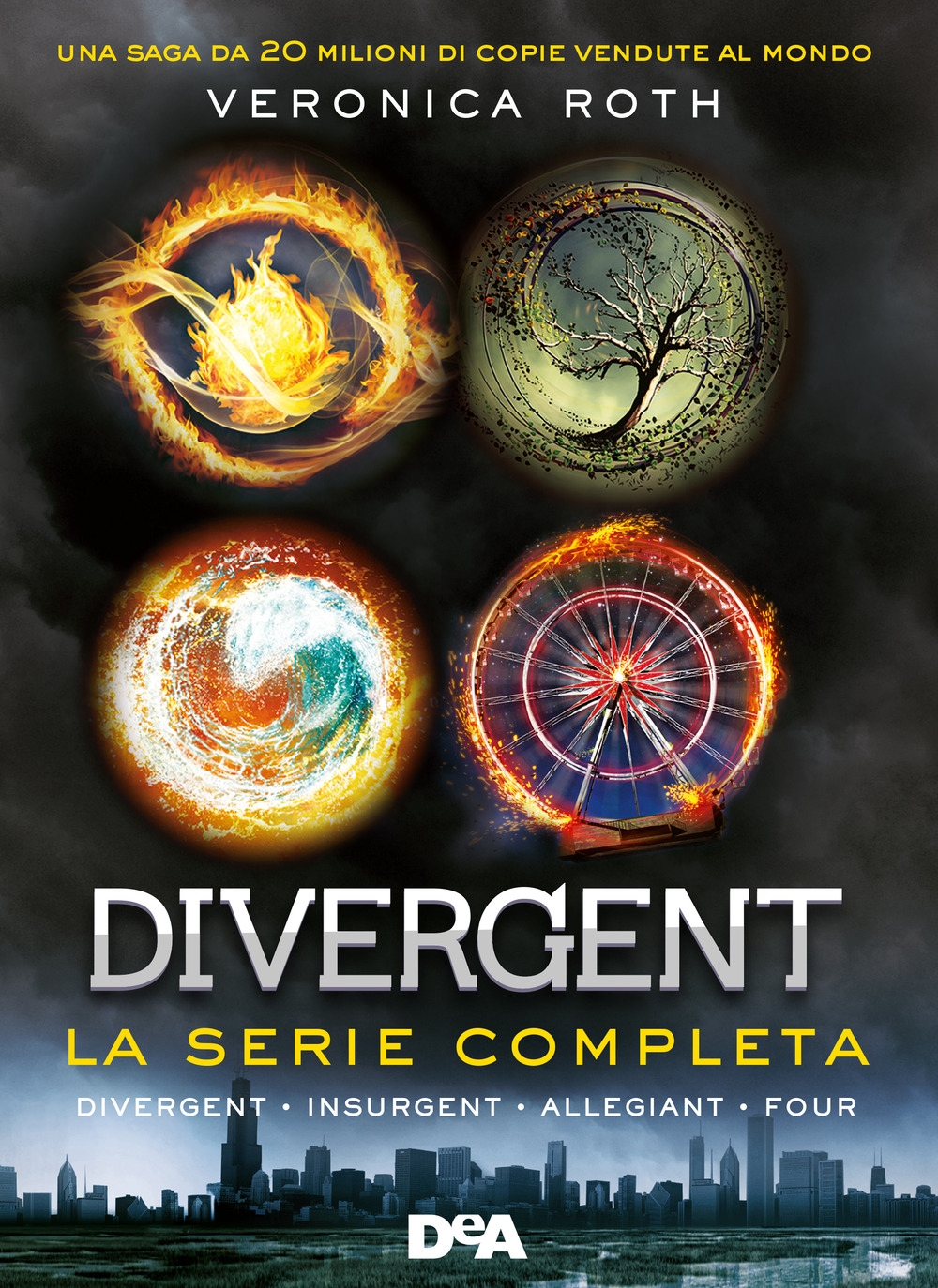 Divergent. La serie completa: Divergent-Insurgent-Allegiant-Four. Nuova ediz