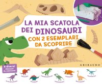 La mia scatola dei dinosauri con 2 esemplari da scoprire. Con 2 dinosauri. Con gadget