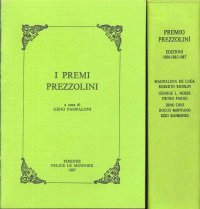 Premio Prezzolini. Edizioni 1984-1985-1987