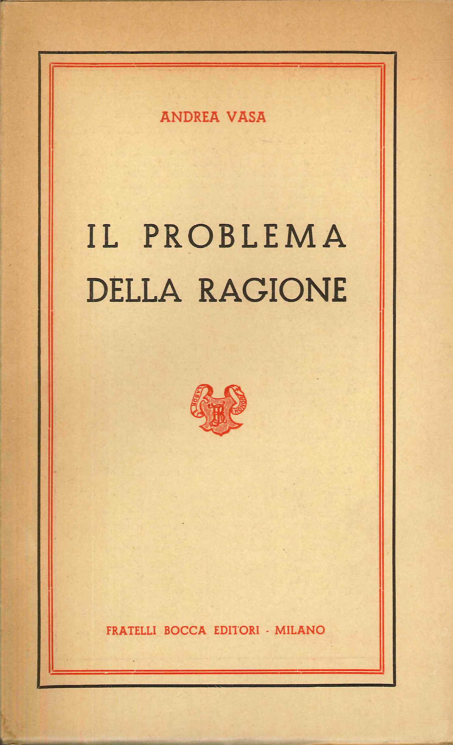 Il problema della ragione