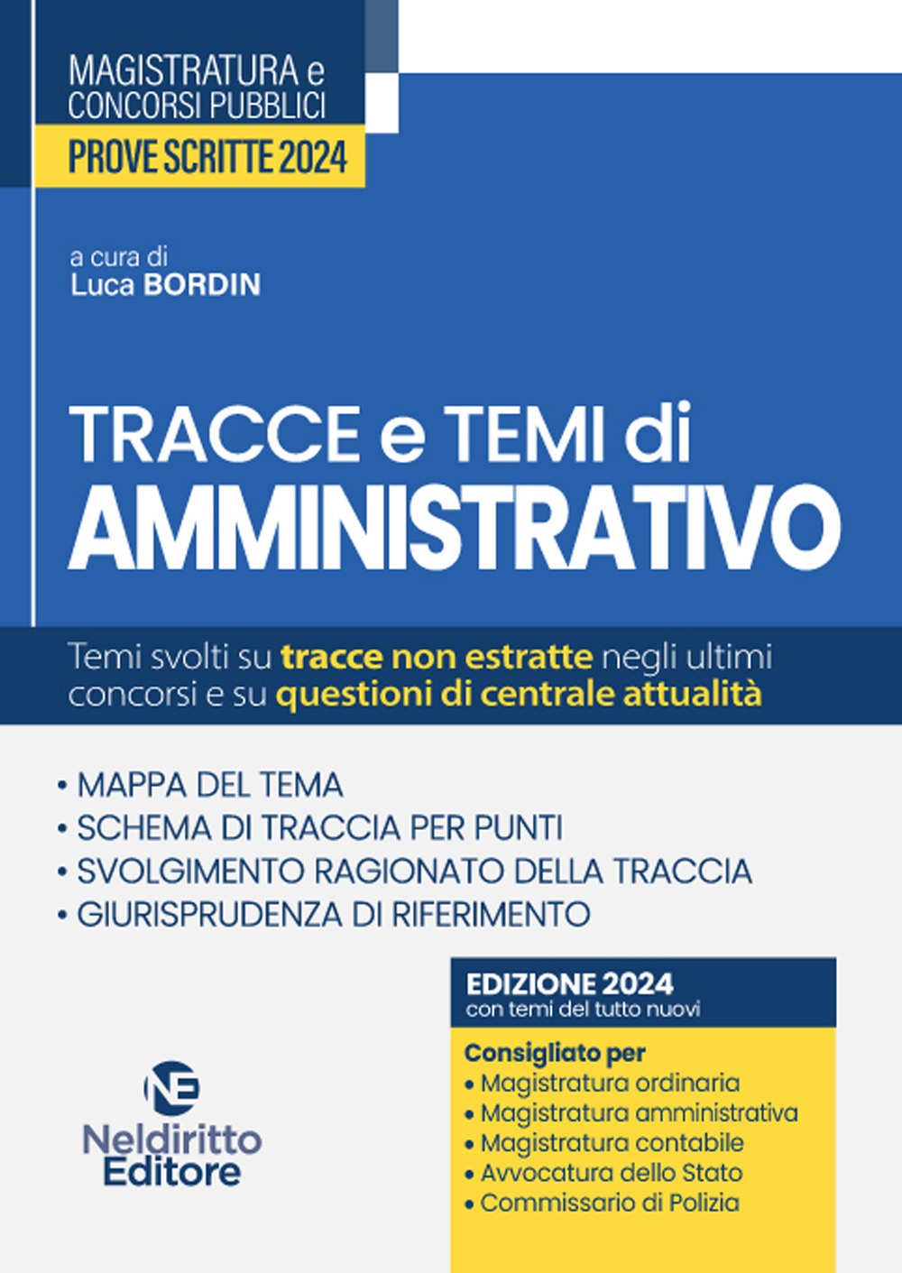 9791254705223 2023 - Temi e tracce di amministrativo per il concorso in  magistratura 2024 