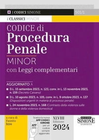 501/1 Codice di procedura penale con leggi complementari. Ediz. minor. Con app