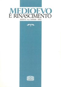 Medioevo e Rinascimento. Nuova serie (33) (2022). Vol. 36
