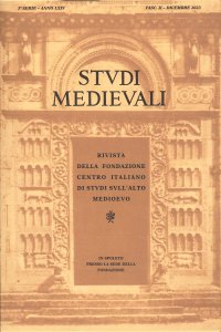 Studi Medievali (2023). III serie. Volume LXIV, fascicolo 2. Dicembre 2023