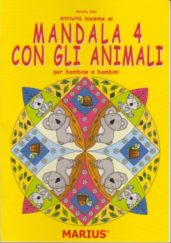 Attività insieme ai mandala 4 con gli animali per bambine e bambine