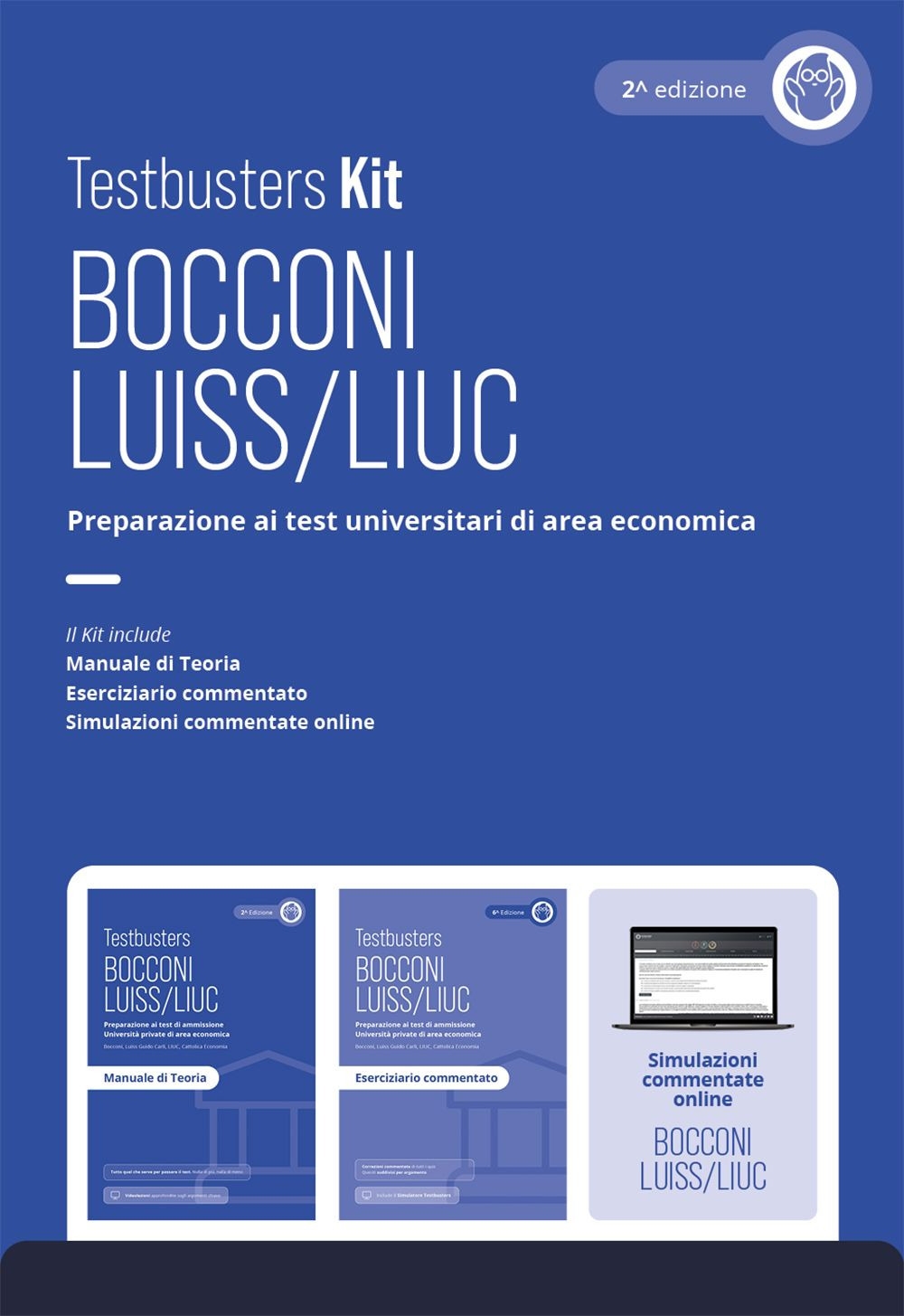 Bocconi-LUISS. Preparazione ai test di ammissione di area economica e giuridica. Kit