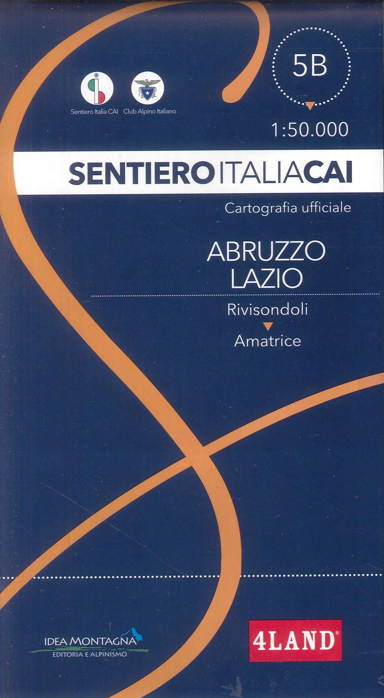 Sentiero Italia CAI 5B Abruzzo - Lazio. Cartografia ufficiale