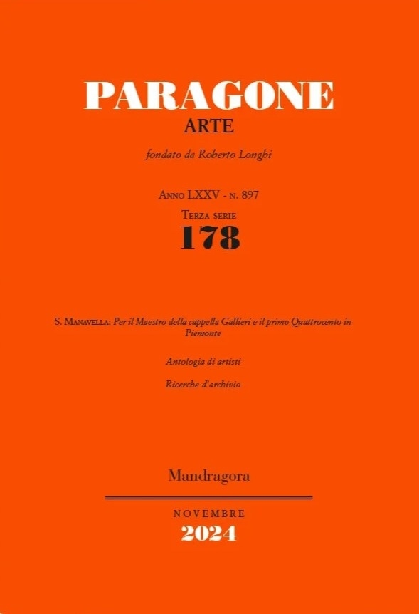 Paragone Arte. Anno LXXV. N. 897. Terza serie. 178. Novembre 2024