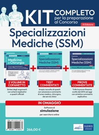 Kit completo per la preparazione al concorso di Specializzazioni Mediche (SSM). Teoria e test. Con estensioni online. Con software di simulazione