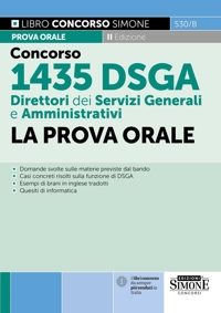 Concorso 1435 DSGA Direttori dei Servizi Generali e Amministrativi. La prova orale