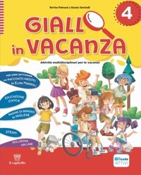 Giallo in vacanza. Attività multidisciplinari per le vacanze. Per la Scuola elementare. Con e-book. Con espansione online. Vol. 4: Con Inserto delle regole, Logicando, Narrativa: il fantasma di Canterville e The legend of Dick Whittington