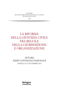 La riforma della giustizia civile fra regole della giurisdizione e organizzazione