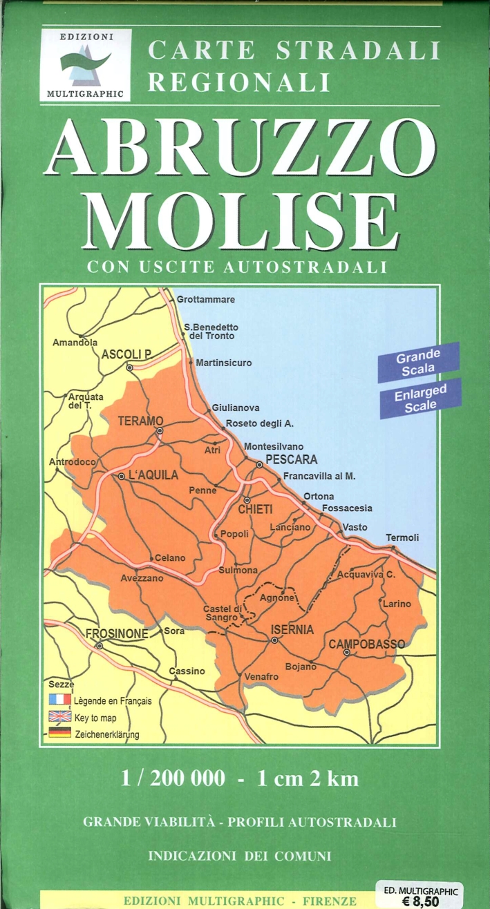 Abruzzo - Molise. 465/466. 1:200.000 - [Edizioni Multigraphic] - Bild 1 von 1