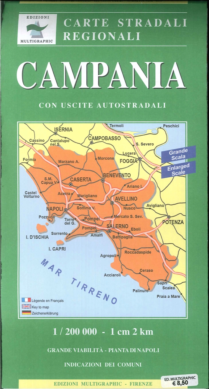 Campania. 1:200.000. 467 - [Edizioni Multigraphic] - Foto 1 di 1