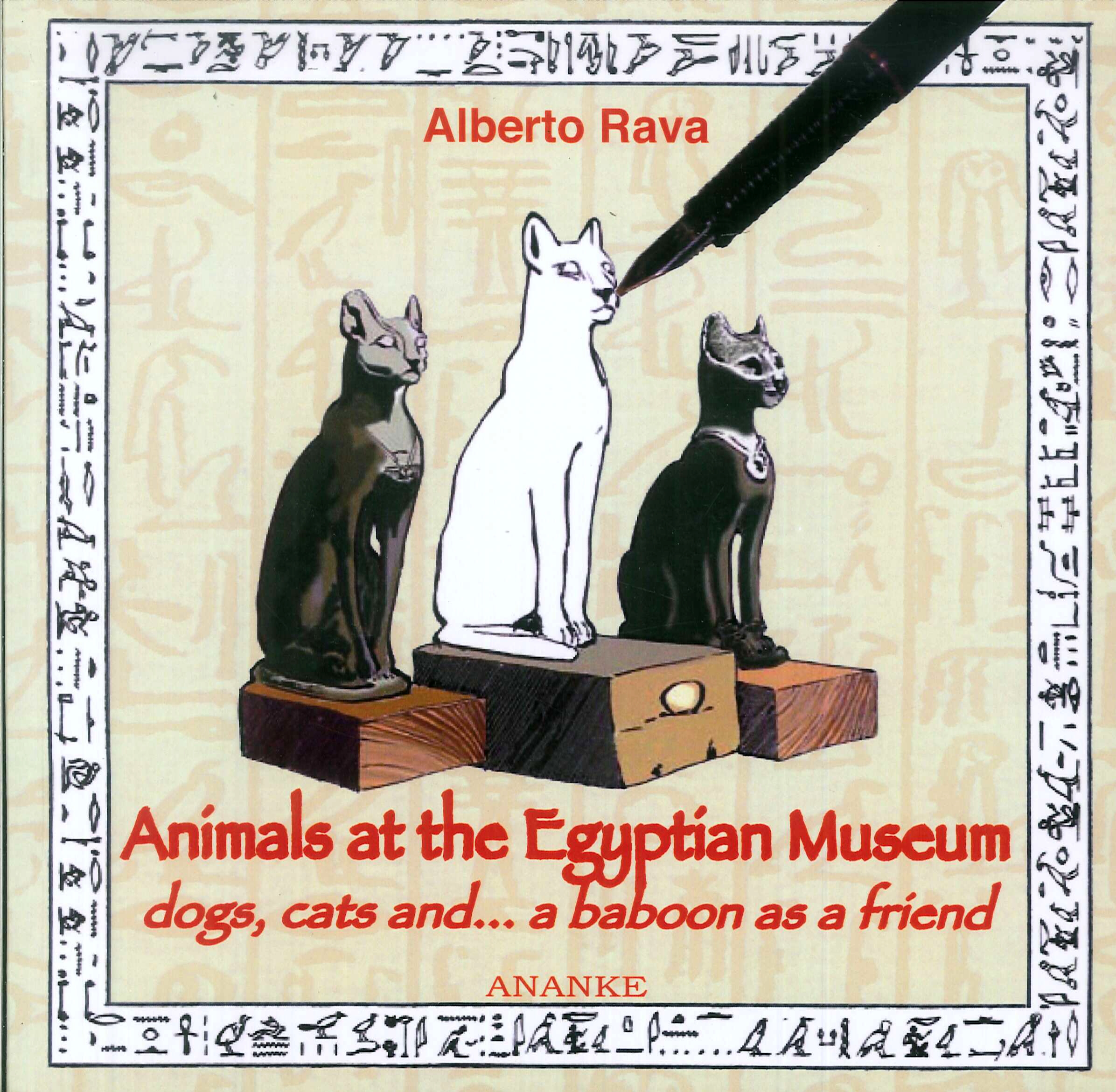 Animals At the Egyptian Museum. Dogs, Cats And..a Baboon as a Friend. - [Ananke] - Afbeelding 1 van 1